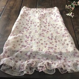 XS Women’s long skirt floral